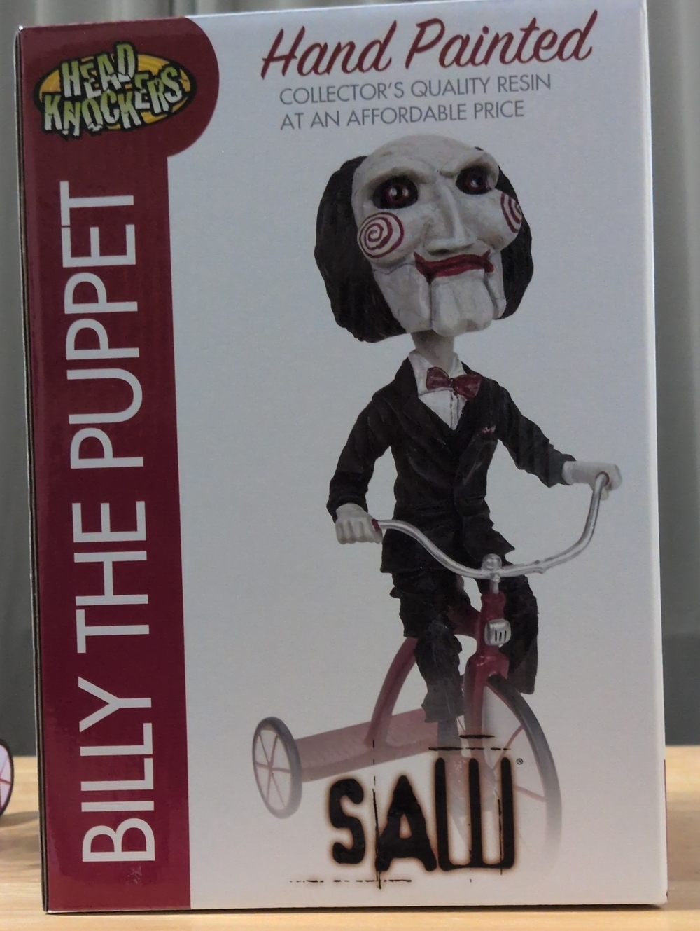 Billy The Puppet 8" Tall Hand painted Resin Bobblehead